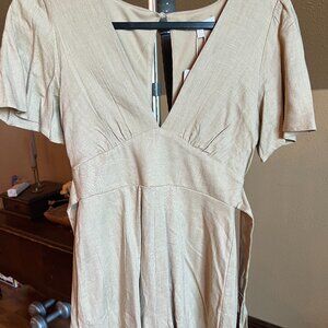 NWT Gianni Bini Tan Romper XS